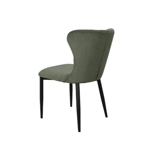 Dark green retro style dining chair 4